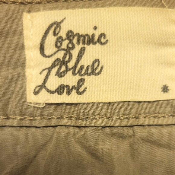 Cosmic Blue Love Women's Cargo Pants - Lt Khaki - Size 31 - Picture 13 of 16